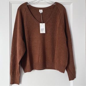 NWT a new day V Neck Sweater L